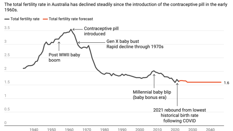 More births, despite a declining birth rate